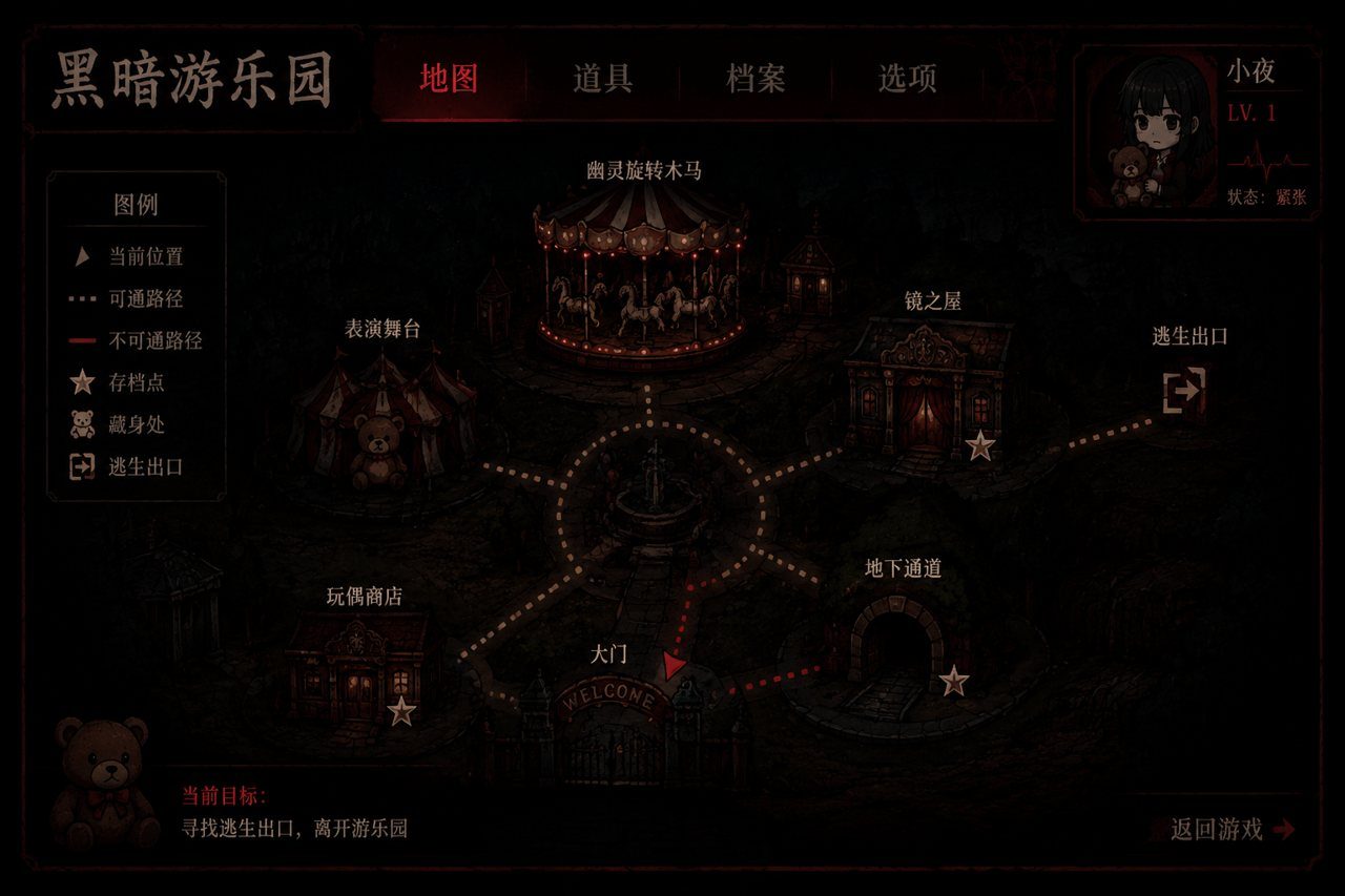 黑暗游乐园 场景演出 画面