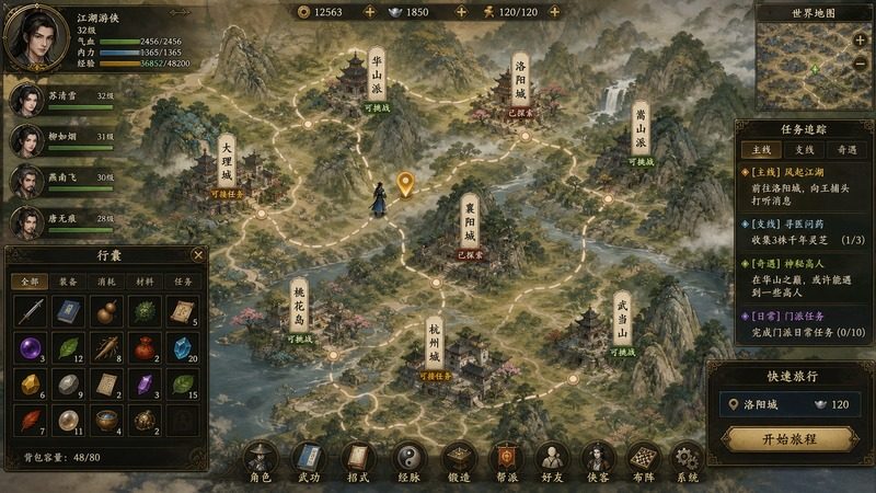 金庸群侠传5爱与死仙狐MOD六周年 天书剧情 场景图 5