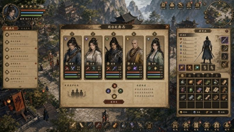 金庸群侠传5爱与死仙狐MOD六周年 玩法展示 场景图 6